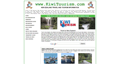 Desktop Screenshot of kiwitourism.com
