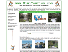 Tablet Screenshot of kiwitourism.com